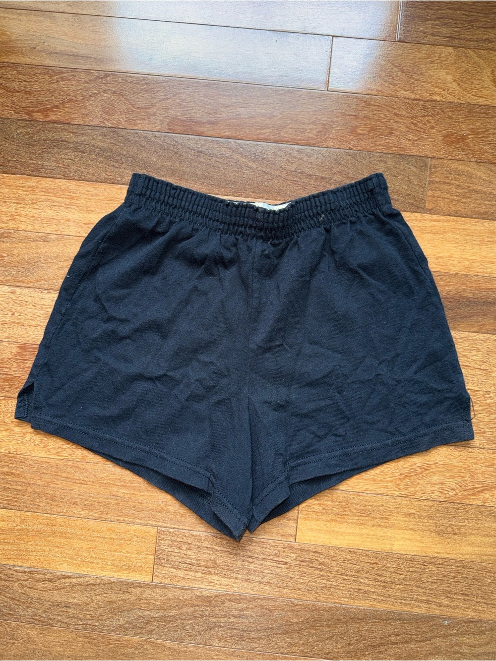 Soffe Women's Black Athletic Elastic-Waist Shorts